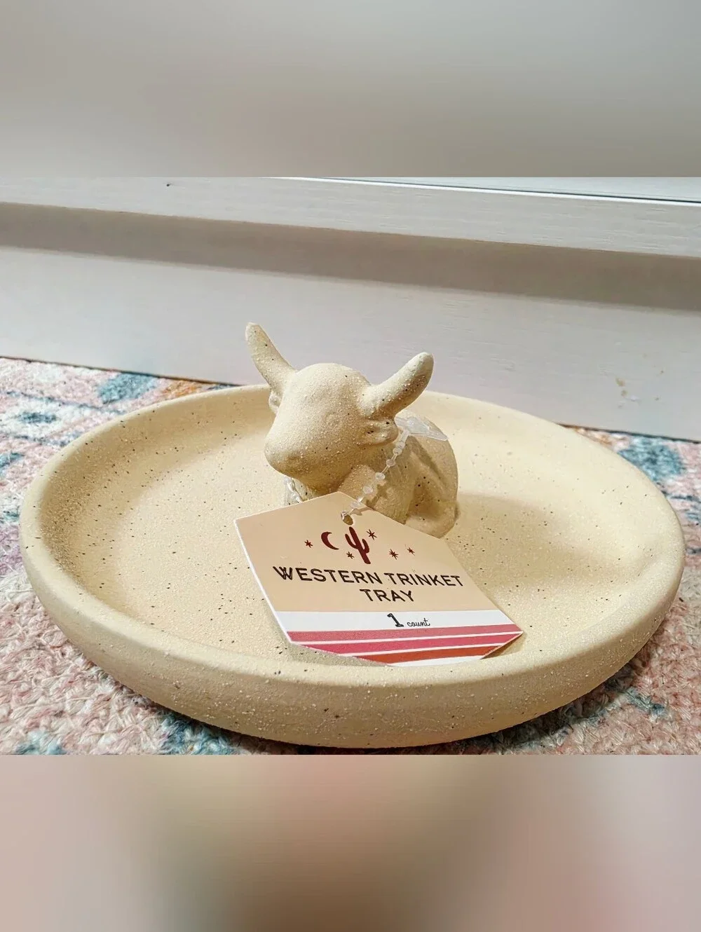 Target Bullseye Playground 2026 Western Trinket Tray - Cow